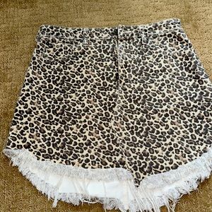Cheerah Denim Skirt